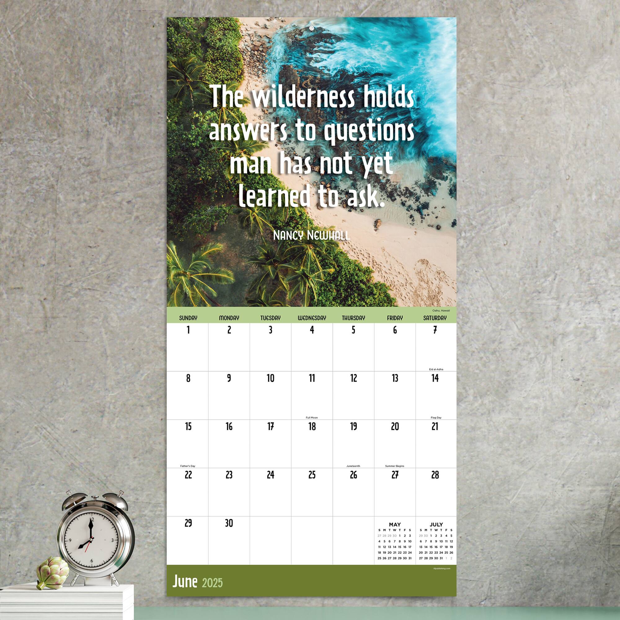 TF Publishing 2025 Great Outdoors Wall Calendar